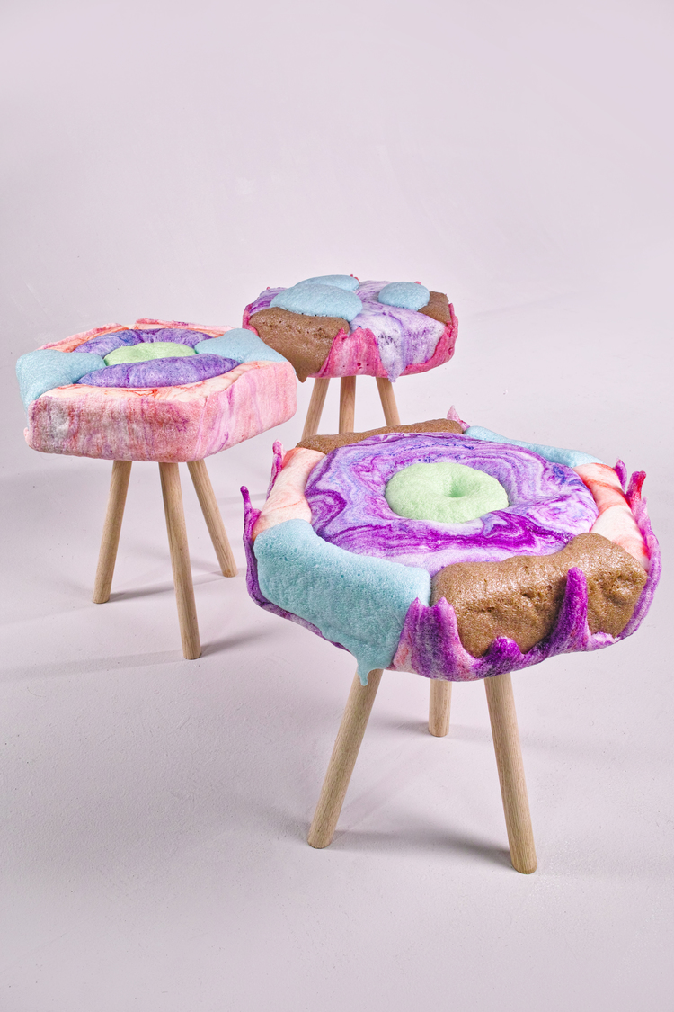 The Hard Candy Stools by Jojo Chuang