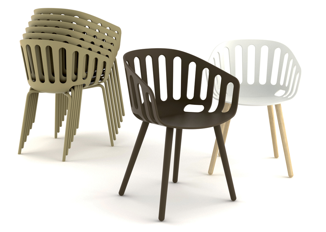 Basket Chair by Alessandro Busana for Gaber