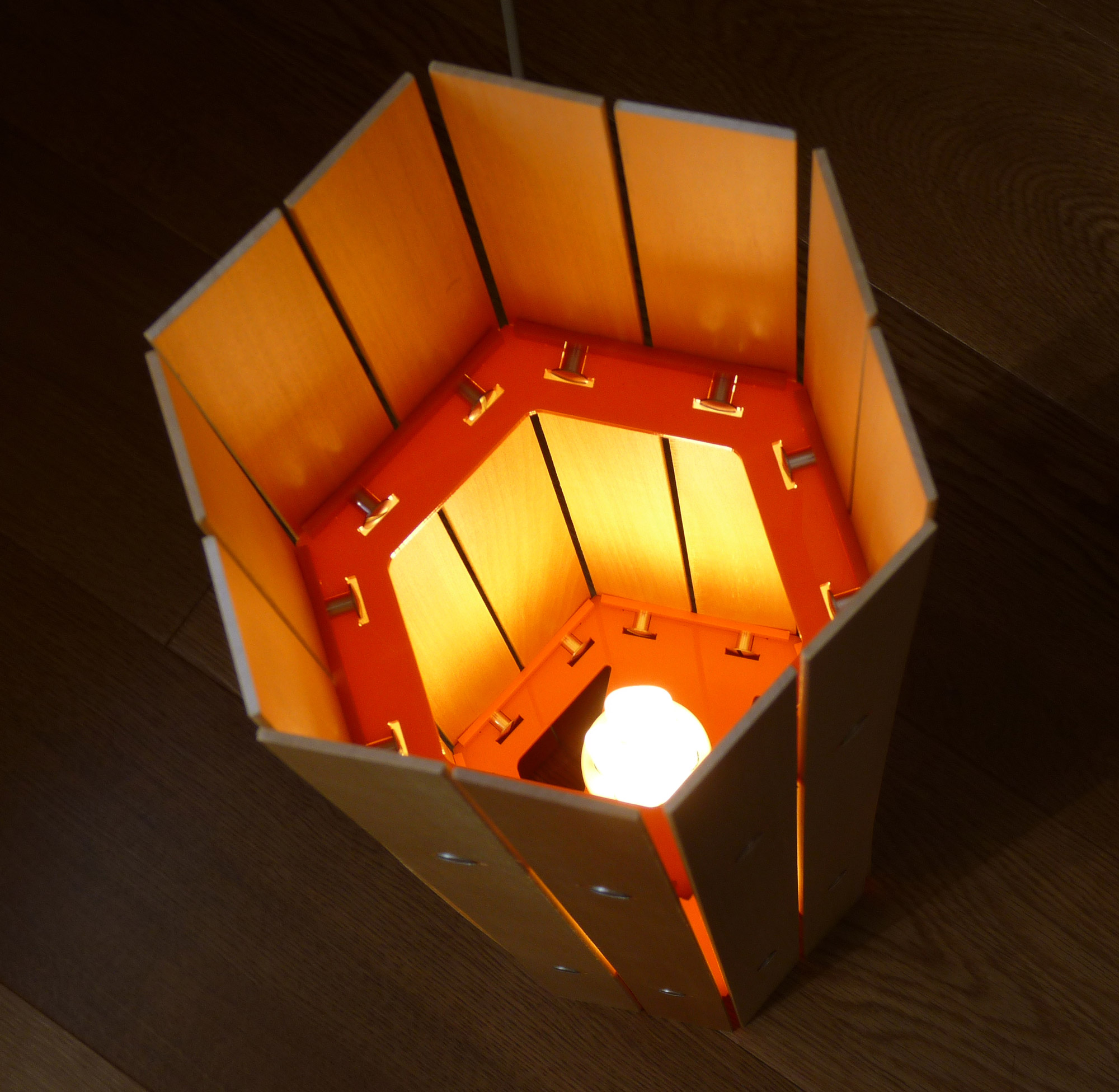 Hex Lamp by Kooyong Design/Davin Larkin