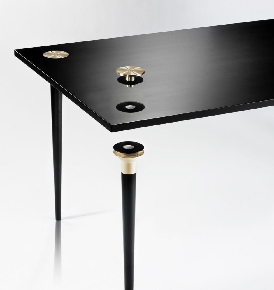 The Screwtop Table by Joe Doucet