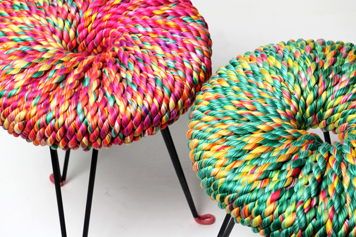 Surrounded Stools by Els Woldhek