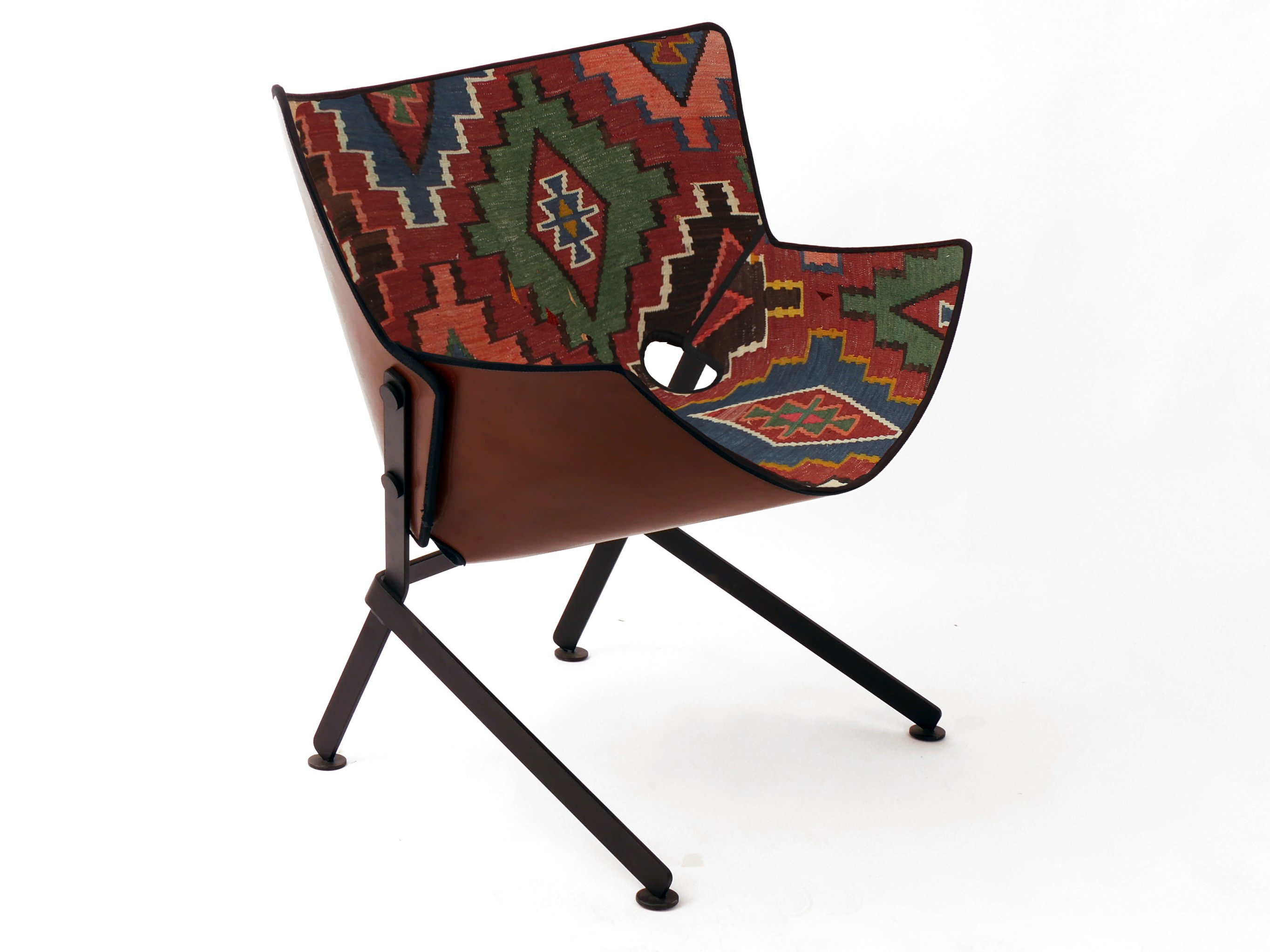 El Santo Libre Lounge Chair by Christophe de la Fontaine for Dante