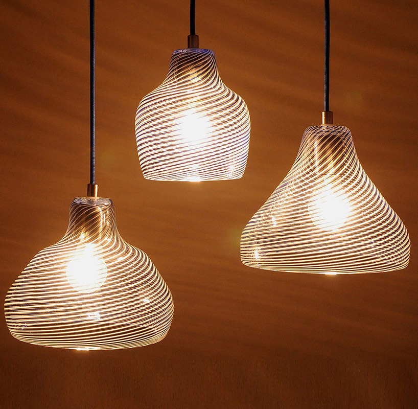Moirai Lamps by Rezzan Hasoglu