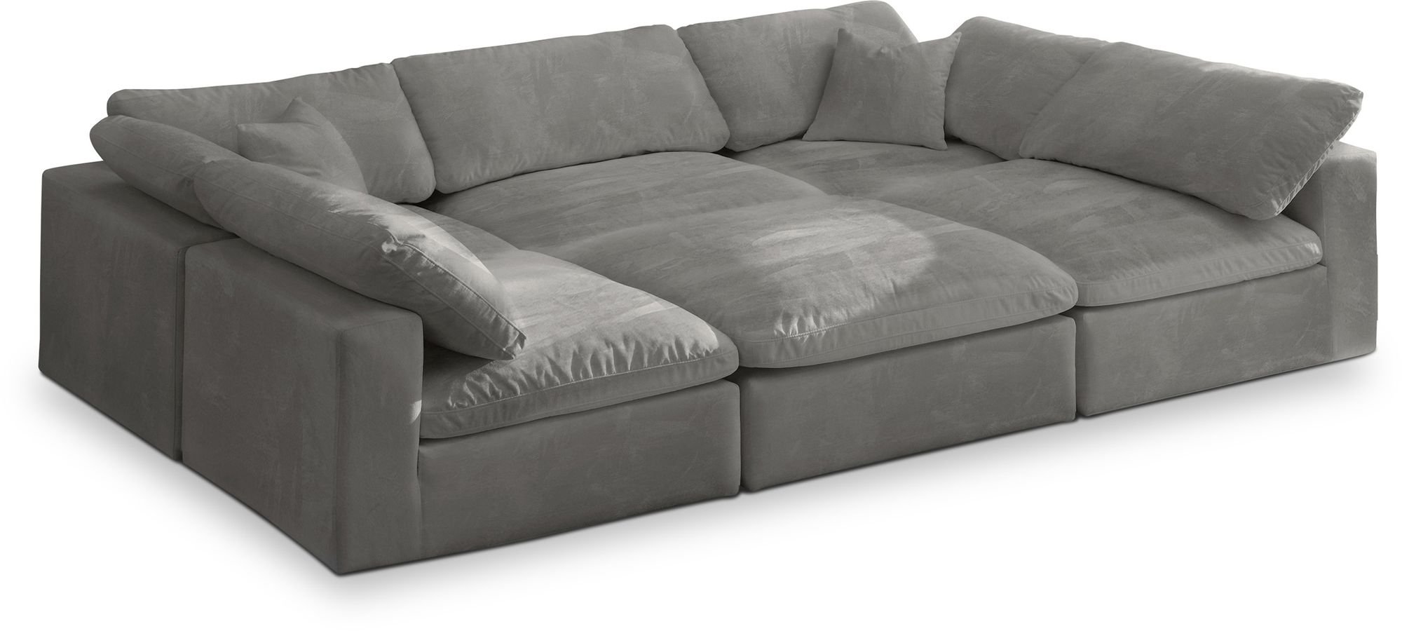Ultra Cozy 34403 ULTRA COZY GREY REVERSABLE SOFA, CHAISE, 7 Day Furniture